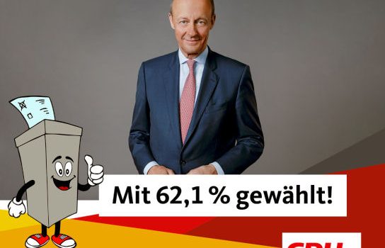 Wir gratulieren Friedrich Merz!