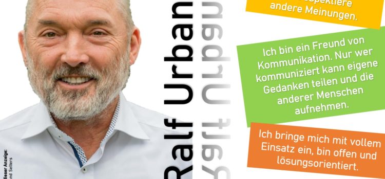 CDU Bürgermeisterkandidat Ralf Urban!
